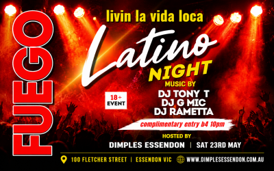 ‘LIVIN LA VIDA LOCA – LATINO STYLE