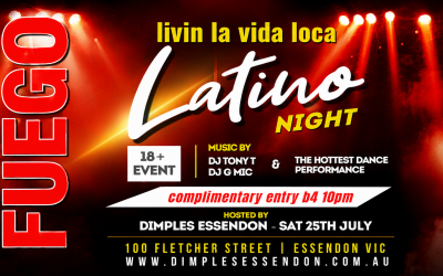 ‘LIVIN LA VIDA LOCA – LATINO STYLE