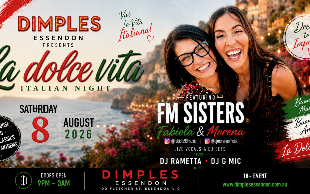 LA DOLCE VITA WITH FABIOLA & MORENA