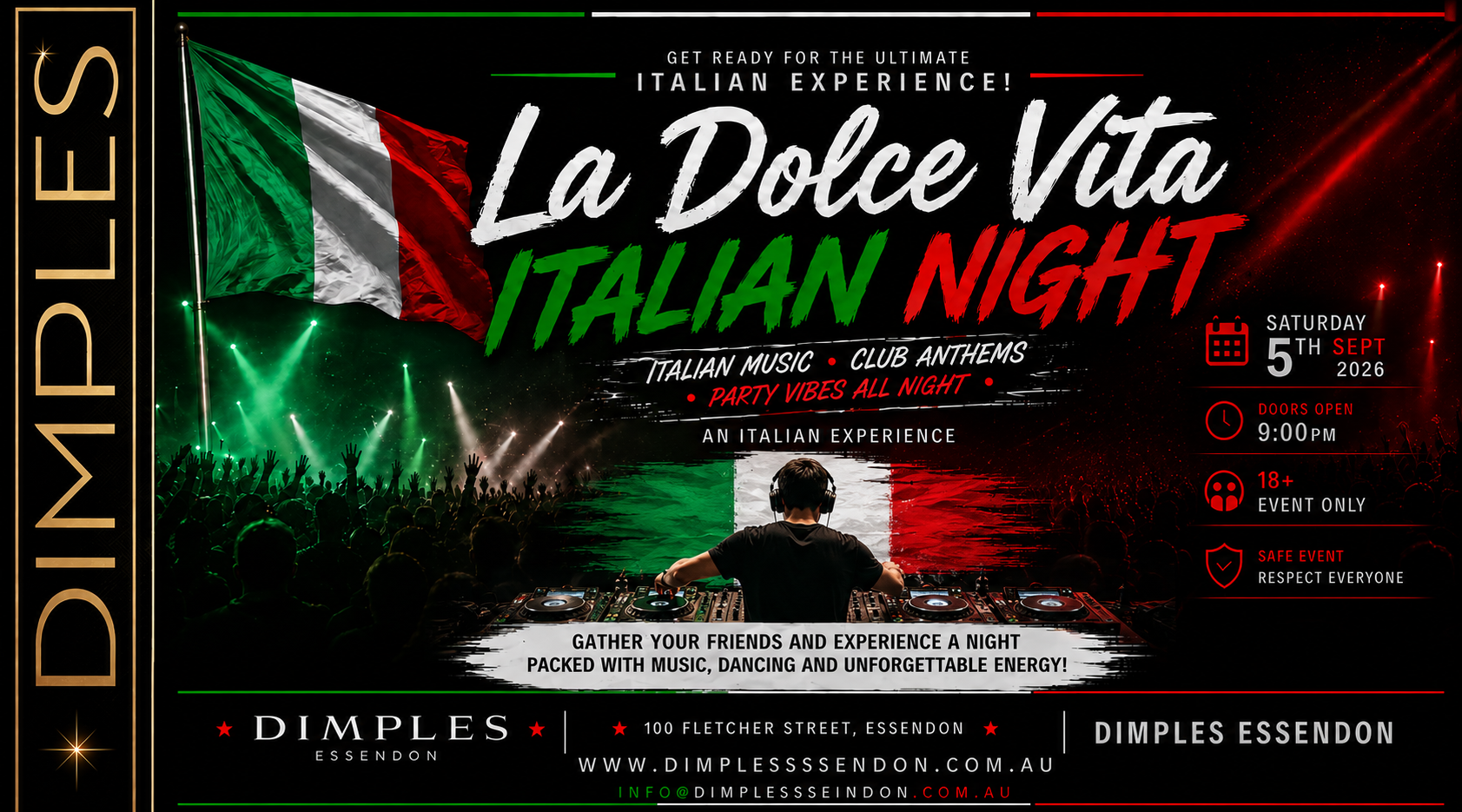 LA DOLCE VITA 5TH SEPT